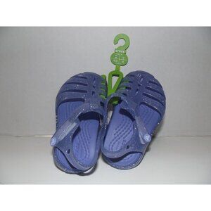 NWOT&B Child's Isabella Jelly Crocs Brand Sandal          (27)